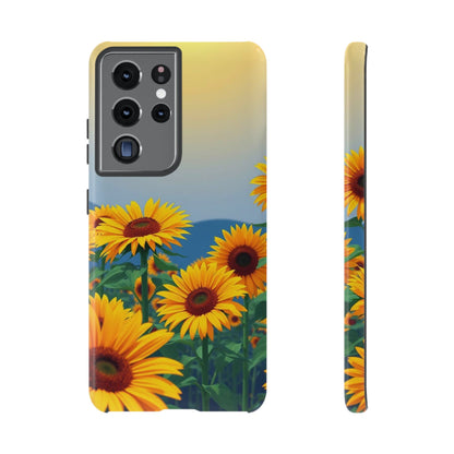 Samsung Galaxy S21 Ultra / Glossy Phone Case - Sunflowers Design Phone Case