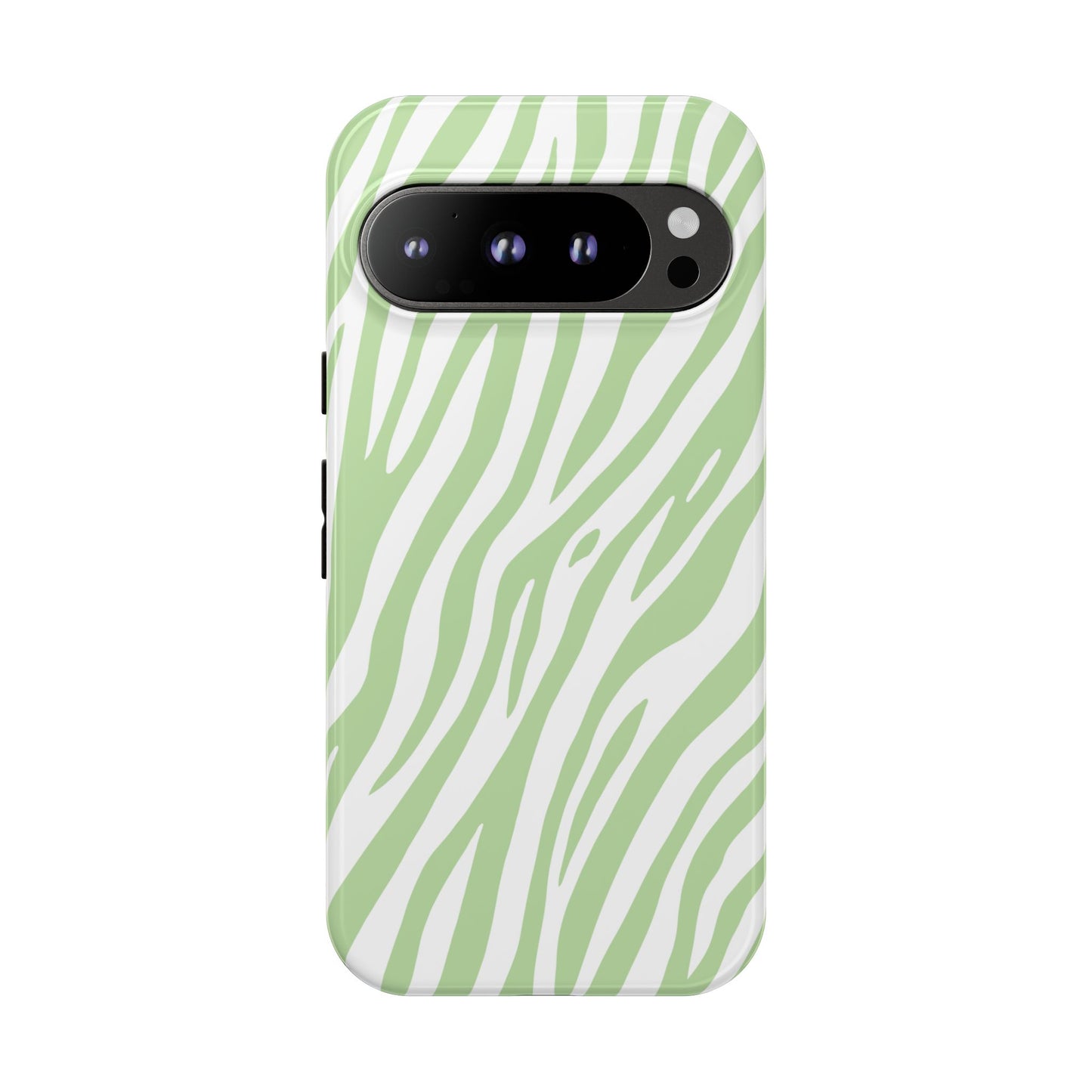 Mint Tiger Print Phone Case
