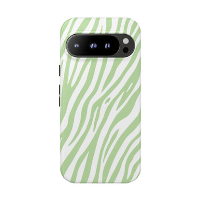 Mint Tiger Print Phone Case