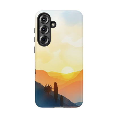 Watercolour Sunset Design Phone Case - Multicolor Phone Case - Samsung Galaxy S25 Plus / Glossy