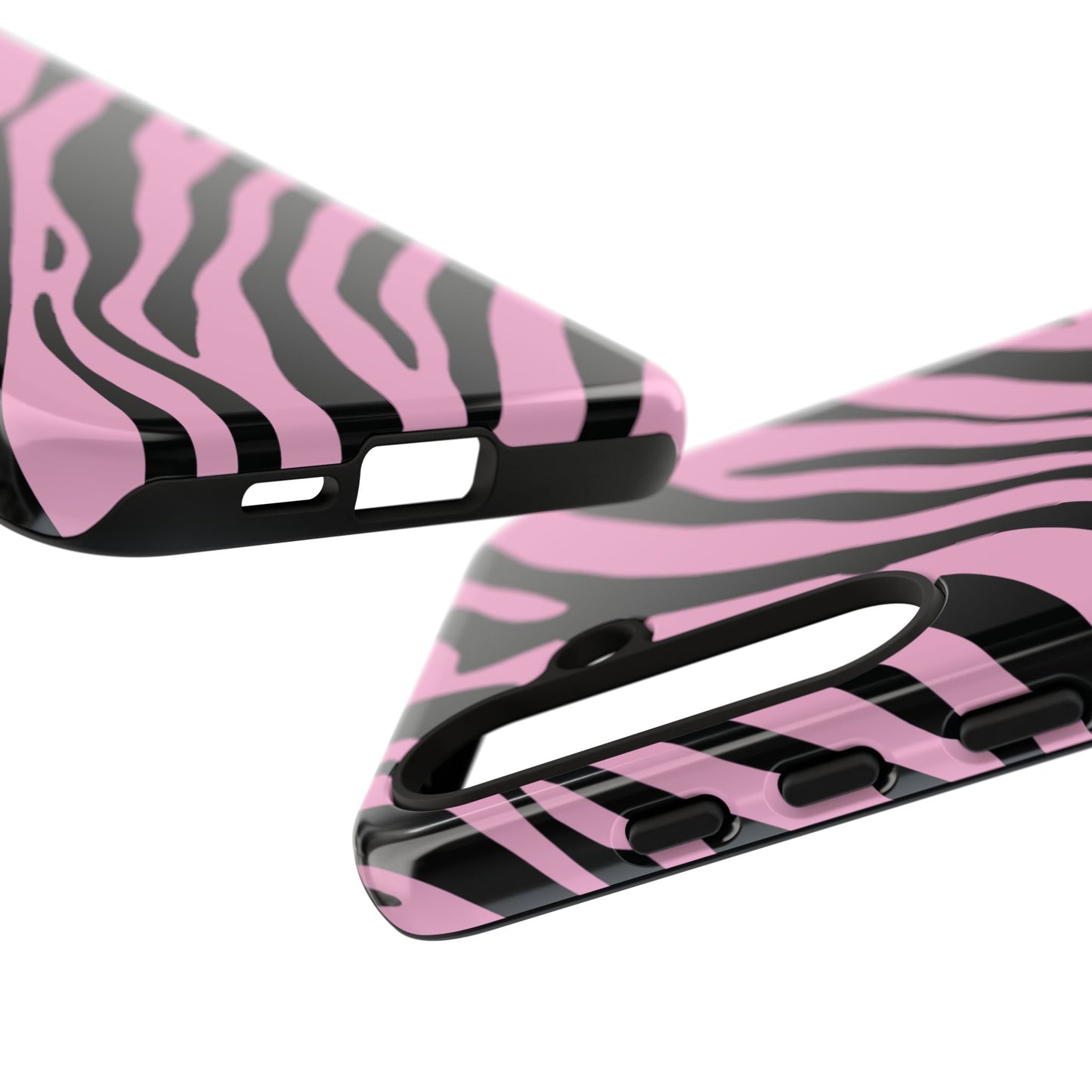 Modern Blush Zebra Print Phone Case