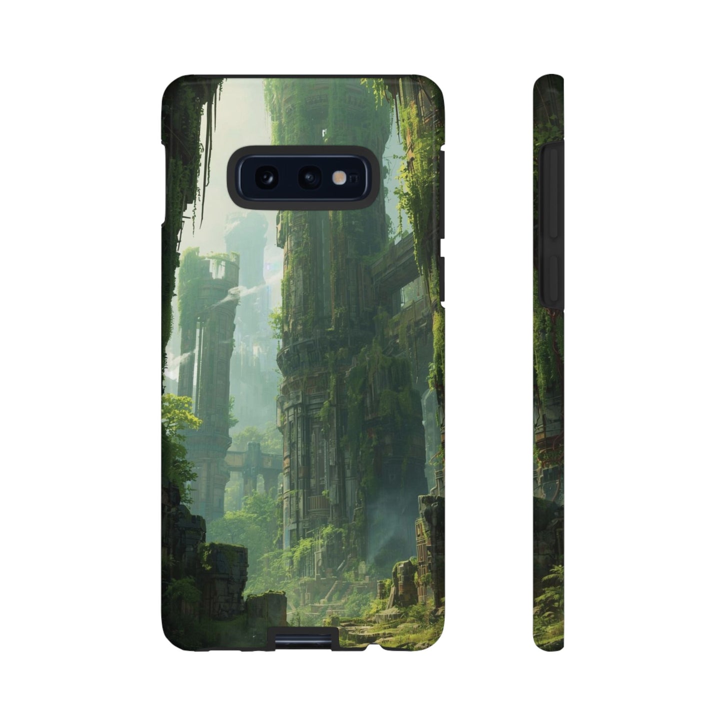 Phone Case - Overgrown Future Ruins Sci-fi Phone Case