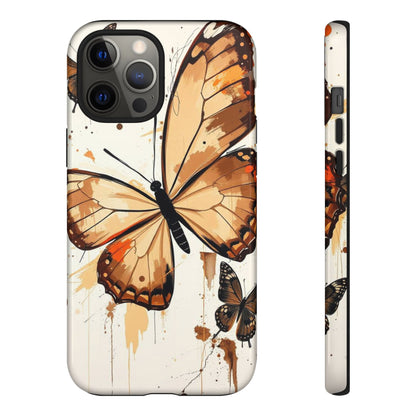 Acrylic Style Butterflies Design Phone Case - Multicolor Phone Case - iPhone 12 Pro Max / Glossy