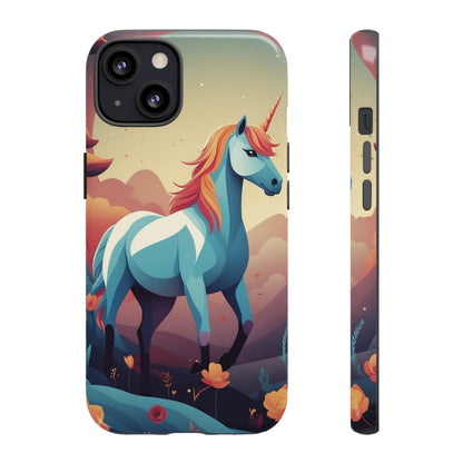 Stylised Unicorn Design Phone Case - Multicolor Phone Case - iPhone 13 / Glossy