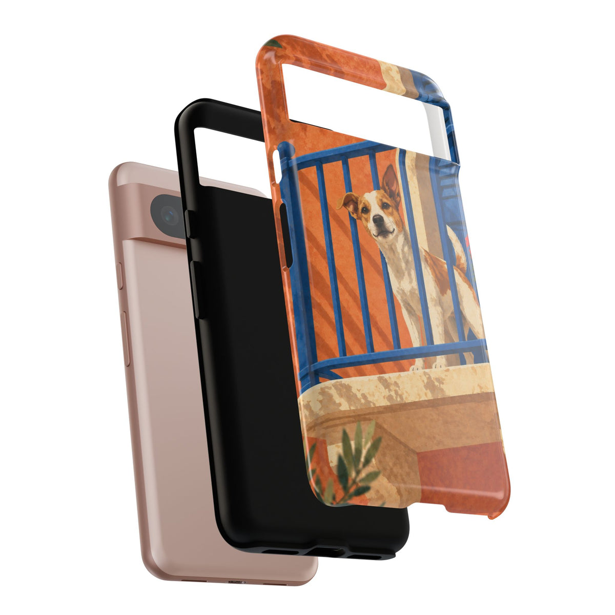 Jack Russell Terrier Balcony Busybody Phone Case - Multicolor Phone Case