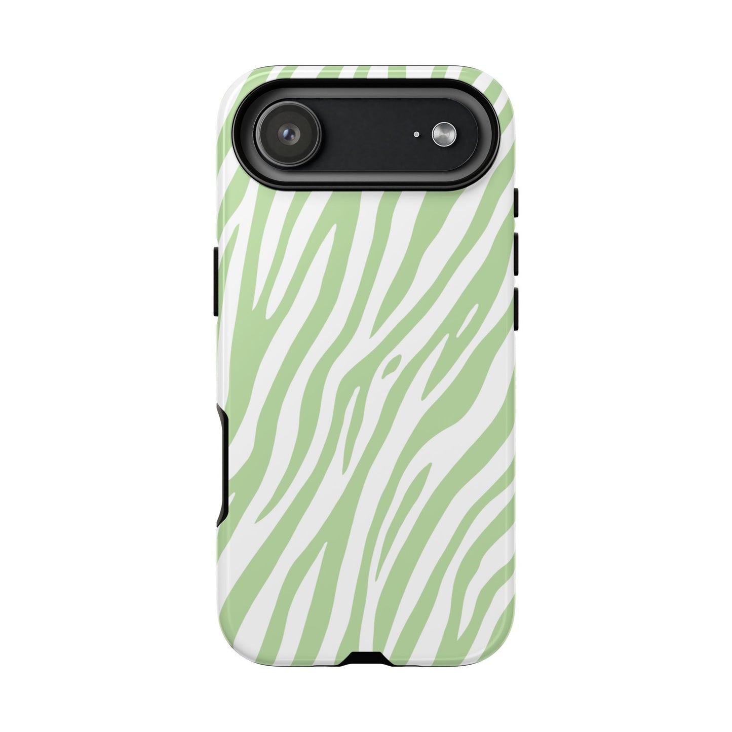 Mint Tiger Print Phone Case
