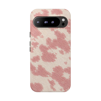 Pretty Blush Cow Print Phone Case