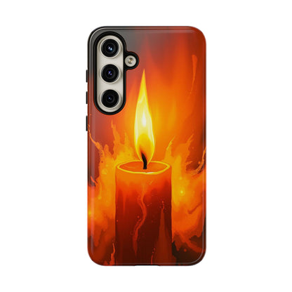 Samsung Galaxy S24 Plus / Glossy Phone Case - Red Candle Phone Case