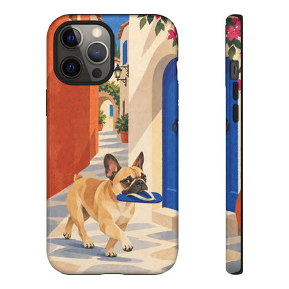 French Bulldog Quiet Lane Phone Case - Multicolor Phone Case - iPhone 12 Pro Max / Glossy