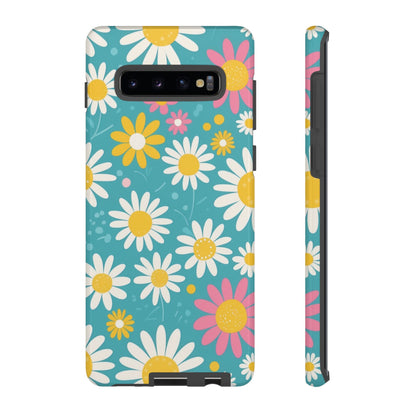 Samsung Galaxy S10 Plus / Glossy Phone Case - Daisies Floral Pattern 5 Phone Case