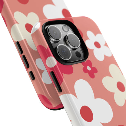 Cute Pink Daisy Pattern #1 Phone Case - Pink Phone Case