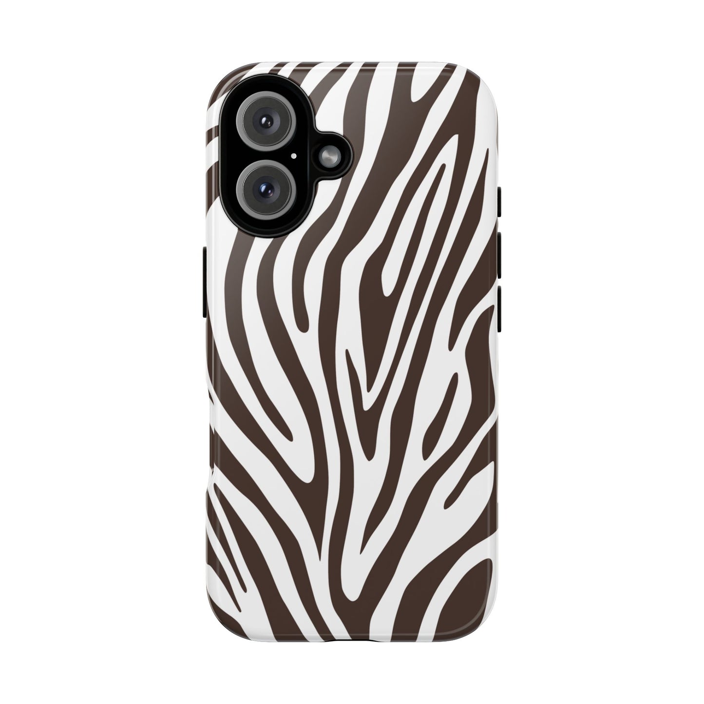 Graphic Brown Tiger Print Phone Case