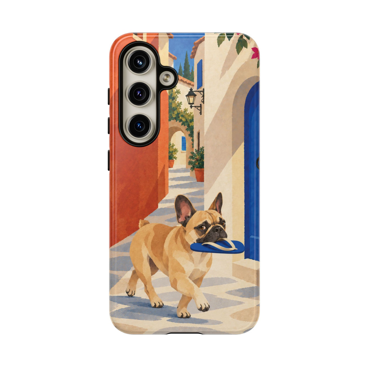 French Bulldog Quiet Lane Phone Case - Multicolor Phone Case - Samsung Galaxy S24 / Glossy