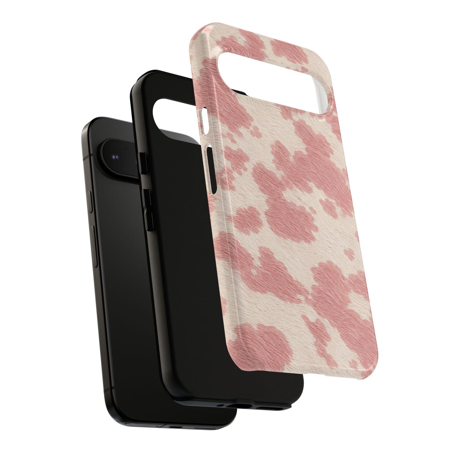 Pretty Blush Cow Print Phone Case