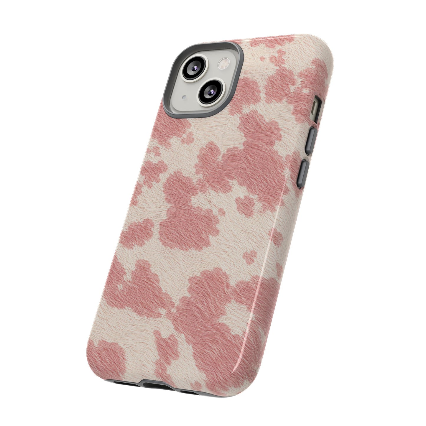 Pretty Blush Cow Print Phone Case