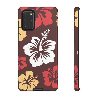 Samsung Galaxy S20+ / Glossy Phone Case - ’Hibiscus Retro Pattern #2’ Phone Case