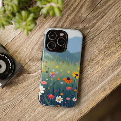Vibrant Meadow Design Phone Case