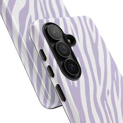 Lavender Tiger Print Phone Case