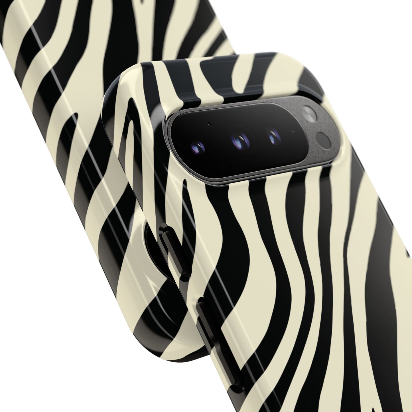 Modern Neutral Zebra Print Phone Case
