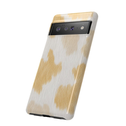 Golden Honey Cow Print Phone Case