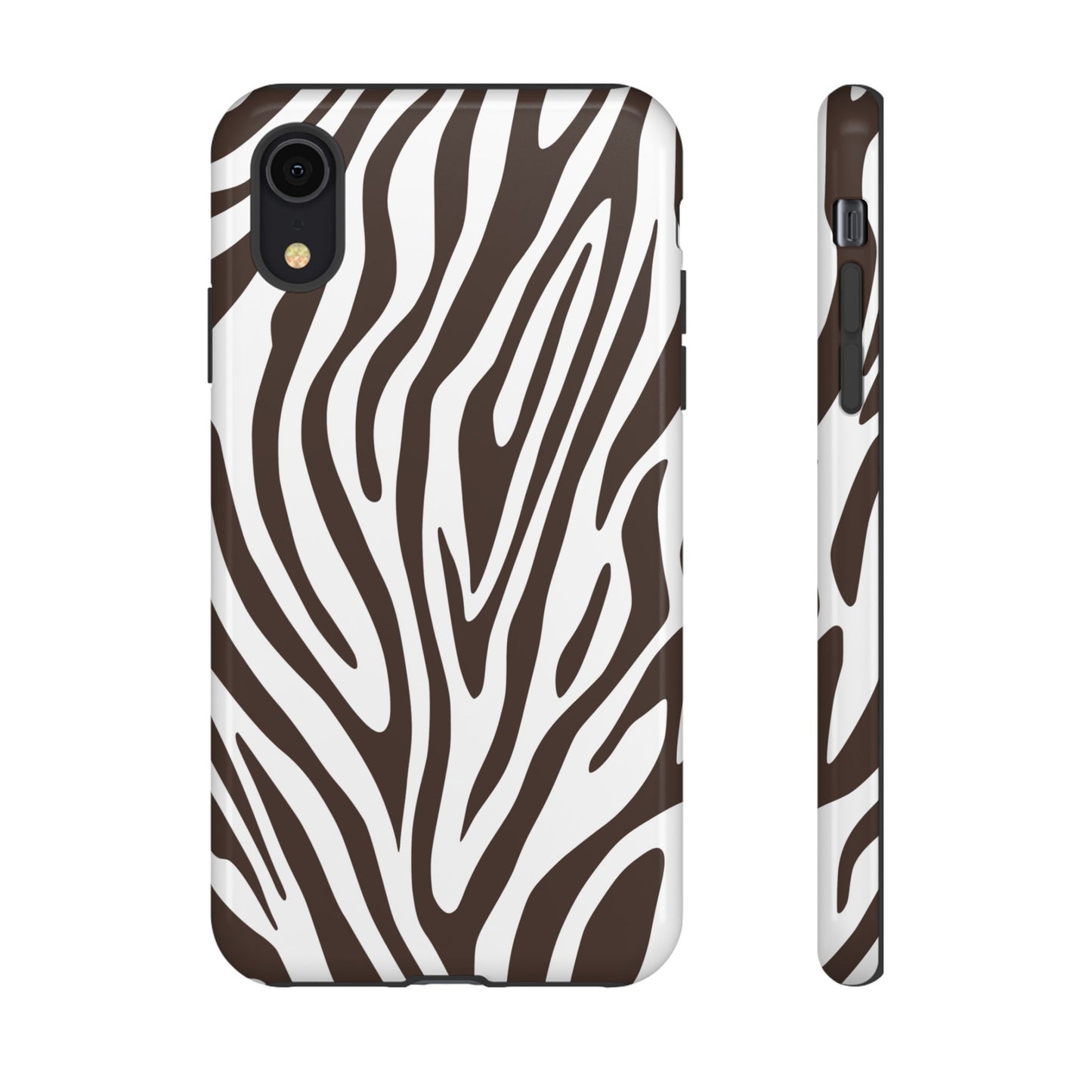 Graphic Brown Tiger Print Phone Case