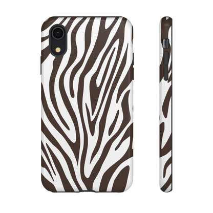 Graphic Brown Tiger Print Phone Case
