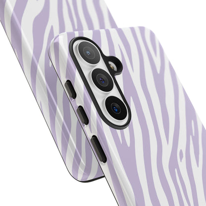 Lavender Tiger Print Phone Case