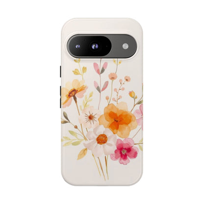 Boho Chic Watercolour Flower Pattern Phone Case - Multicolor Phone Case - Google Pixel 9 / Glossy