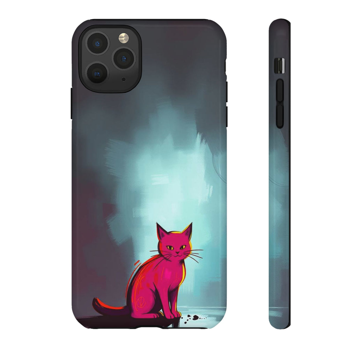 Pop Art Moody Cat Design Phone Case - Multicolor Phone Case - iPhone 11 Pro Max / Glossy