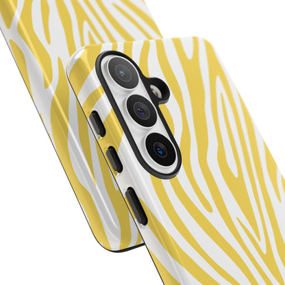 Graphic Yellow Tiger Print Phone Case