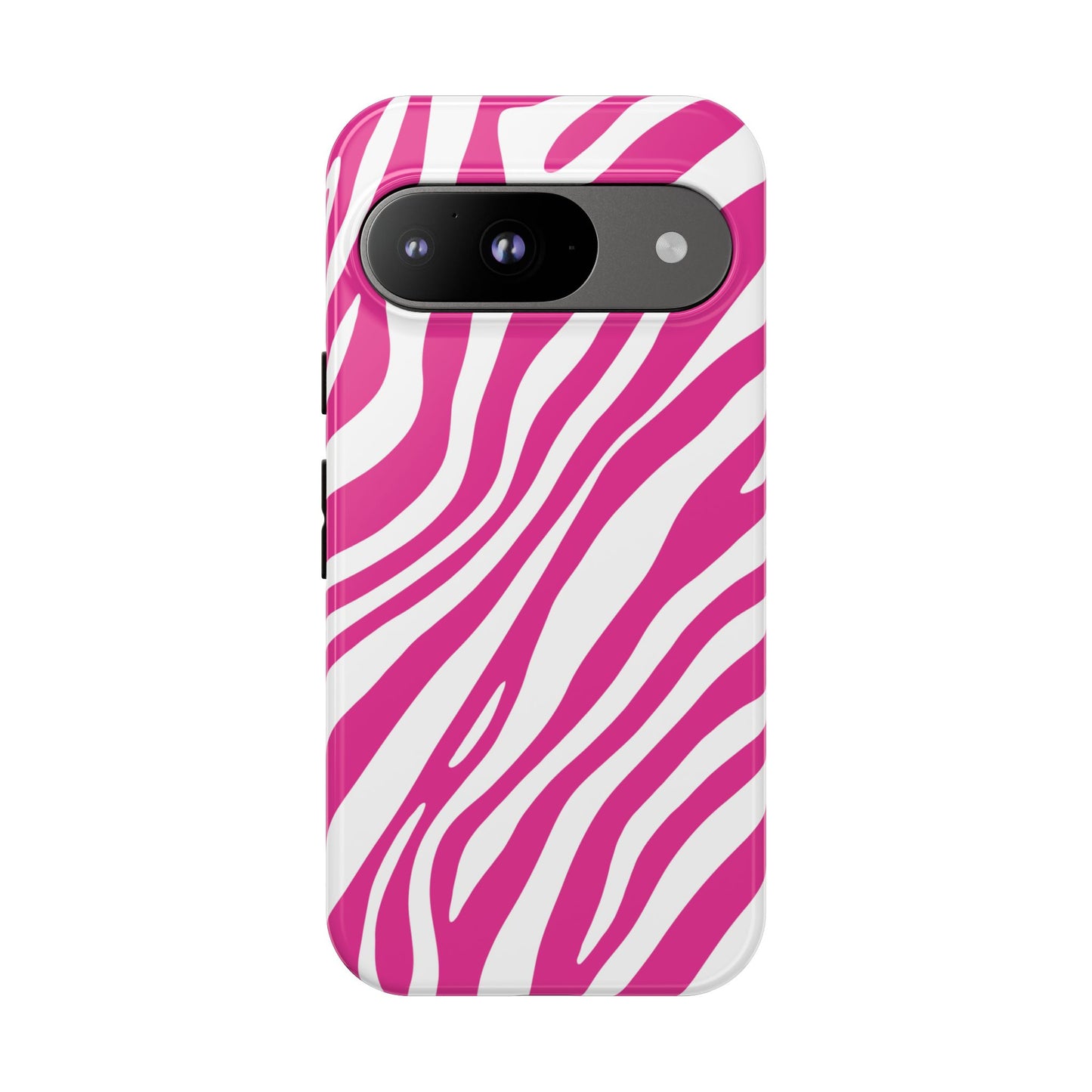 Modern Hot Pink Zebra Print Phone Case