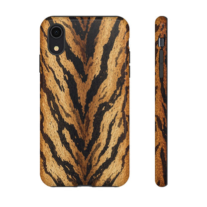 Amber Tiger Print Phone Case