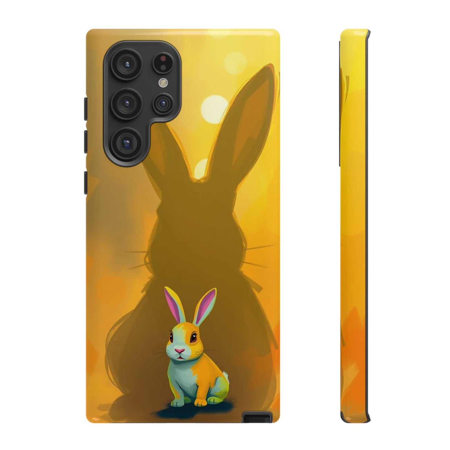 Samsung Galaxy S22 Ultra / Glossy Phone Case - Shadow Rabbit Design Phone Case