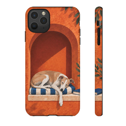Whippet Siesta Nook Phone Case - Multicolor Phone Case - iPhone 11 Pro Max / Glossy