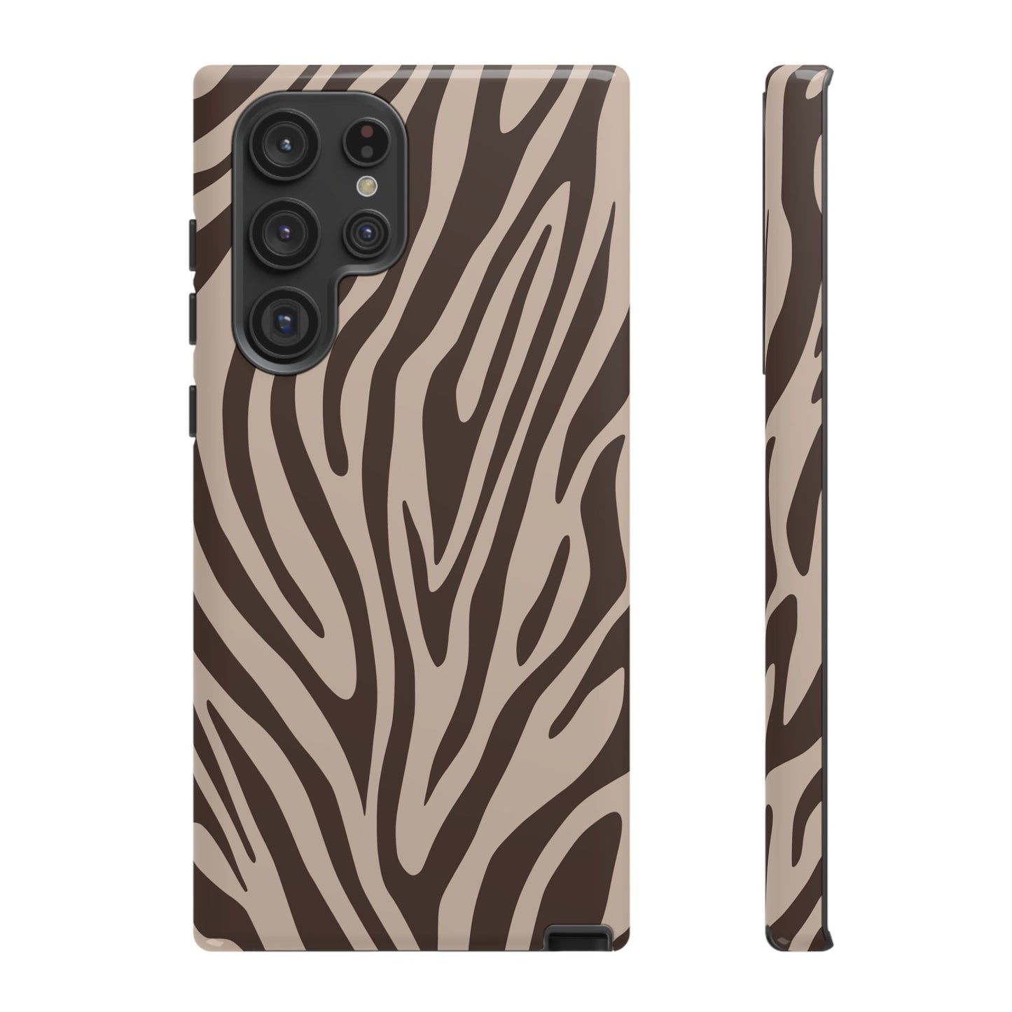 Boutique Mocha Tiger Print Phone Case