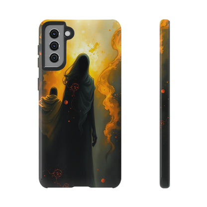 Samsung Galaxy S21 Plus / Glossy Phone Case - Acrylic Gothic Myterious Figures Phone Case