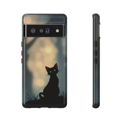 Gothic Cat Design Phone Case - Multicolor Phone Case - Google Pixel 6 Pro / Glossy