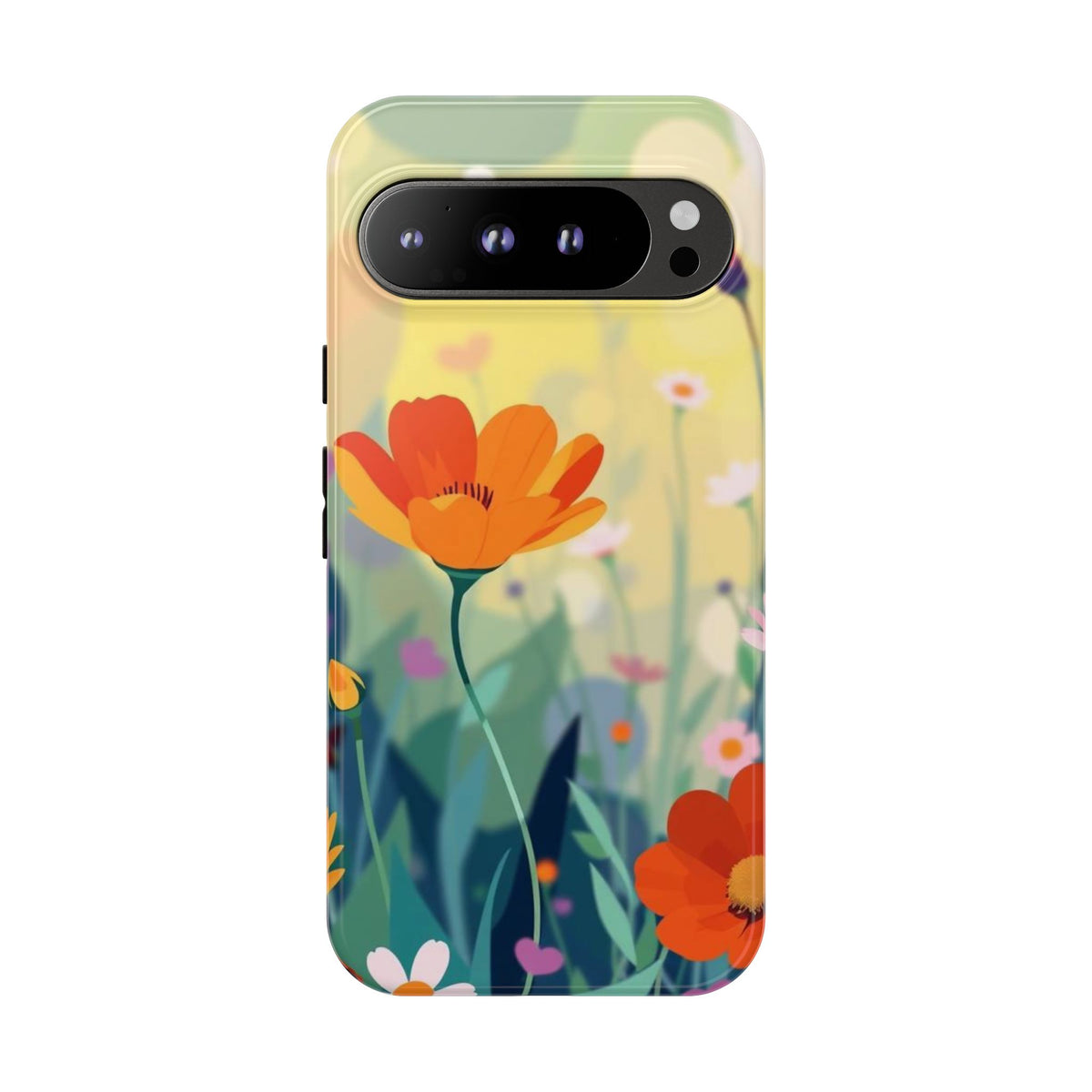 Pop Art Style Wildflower Design Phone Case - Multicolor Phone Case - Google Pixel 9 Pro XL / Glossy