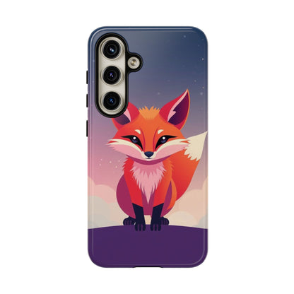 Samsung Galaxy S24 / Glossy Phone Case - Pop Art Fox Design Phone Case