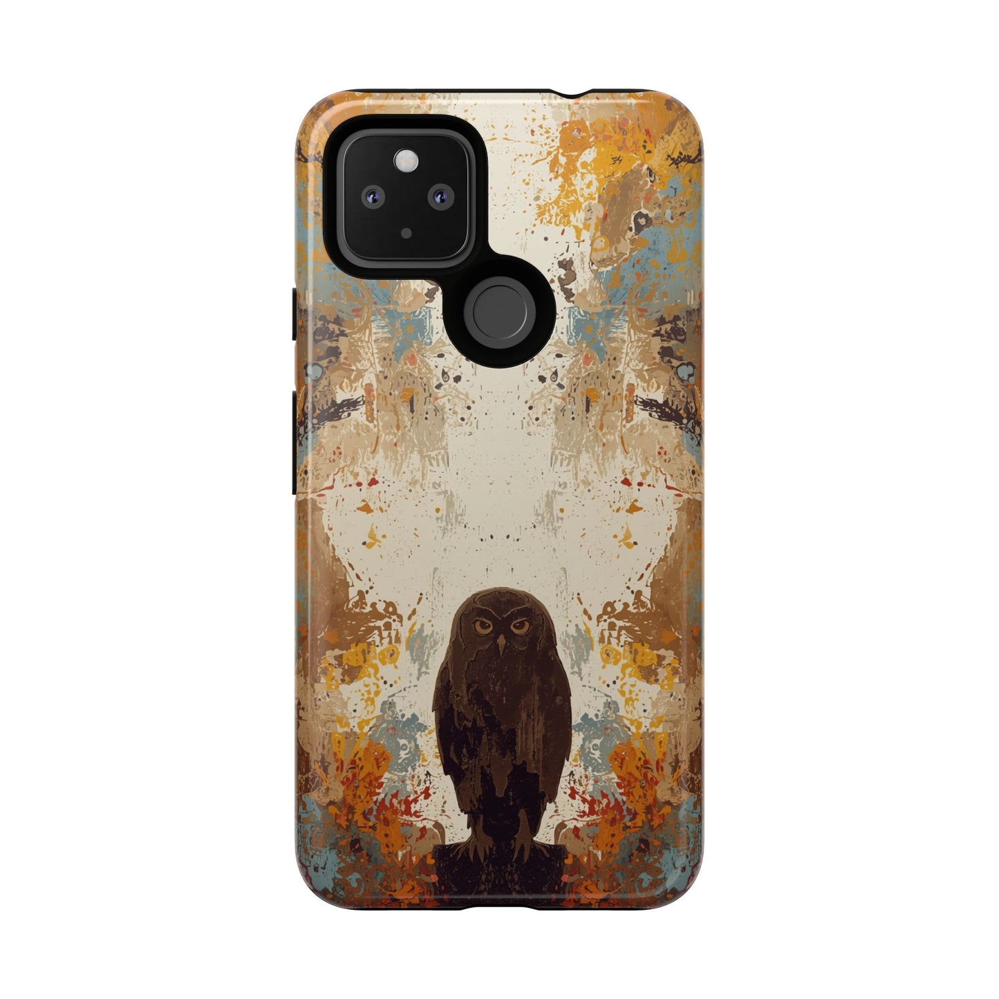 Abstract Owl Design Phone Case