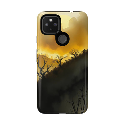 Eerie Graveyard Watercolour Design Phone Case