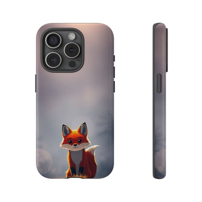 Cute Gothic Fox Design Phone Case - Multicolor Phone Case - iPhone 15 Pro / Glossy