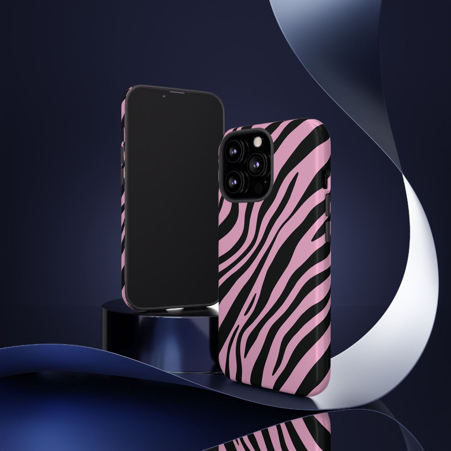 Modern Blush Zebra Print Phone Case