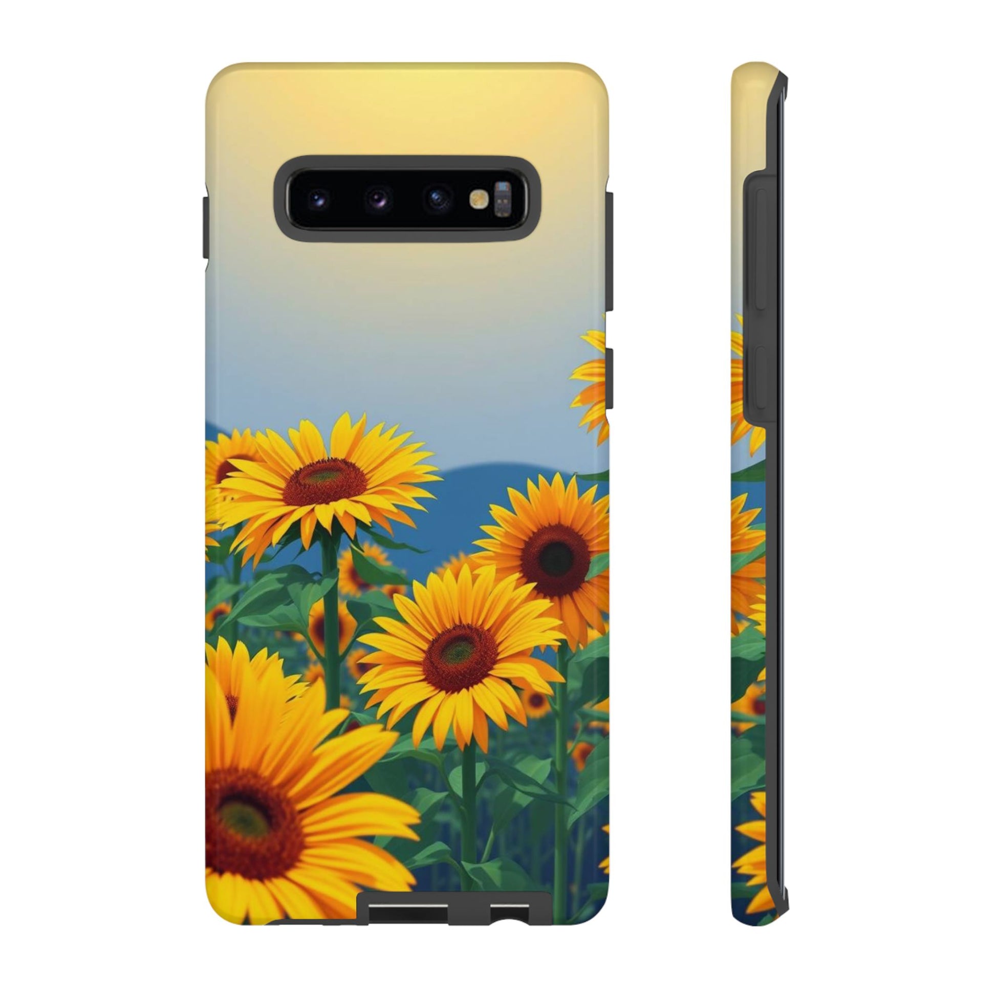 Sunflowers Design Phone Case - Multicolor Phone Case - Samsung Galaxy S10 Plus / Glossy