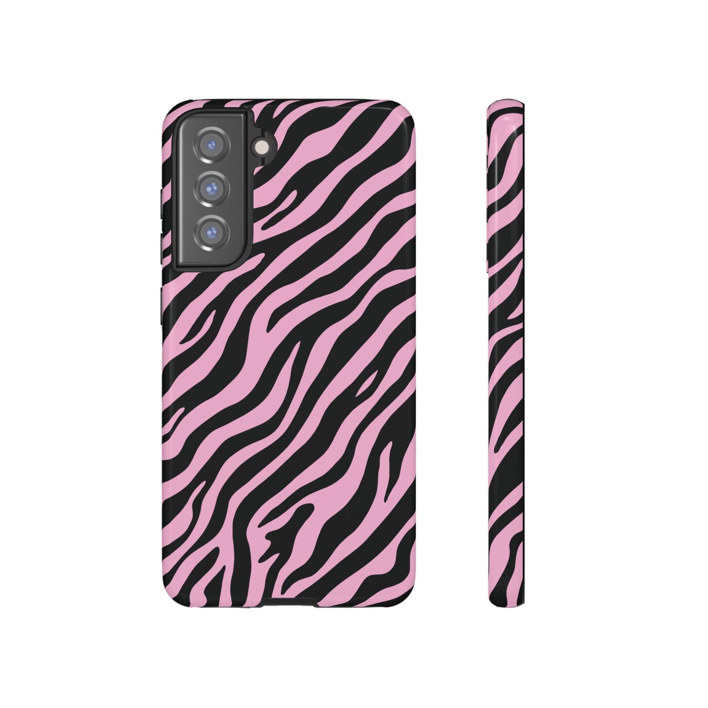 Stylish Blush Zebra Print Phone Case
