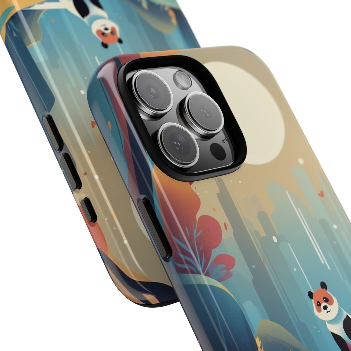 Stylised Panda Design Phone Case - Multicolor Phone Case