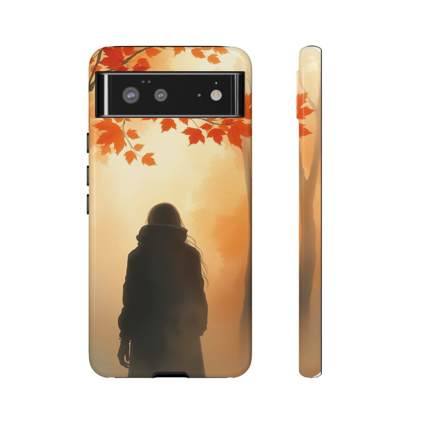 Google Pixel 6 / Glossy Phone Case - Watercolour Mysterious Woman Phone Case