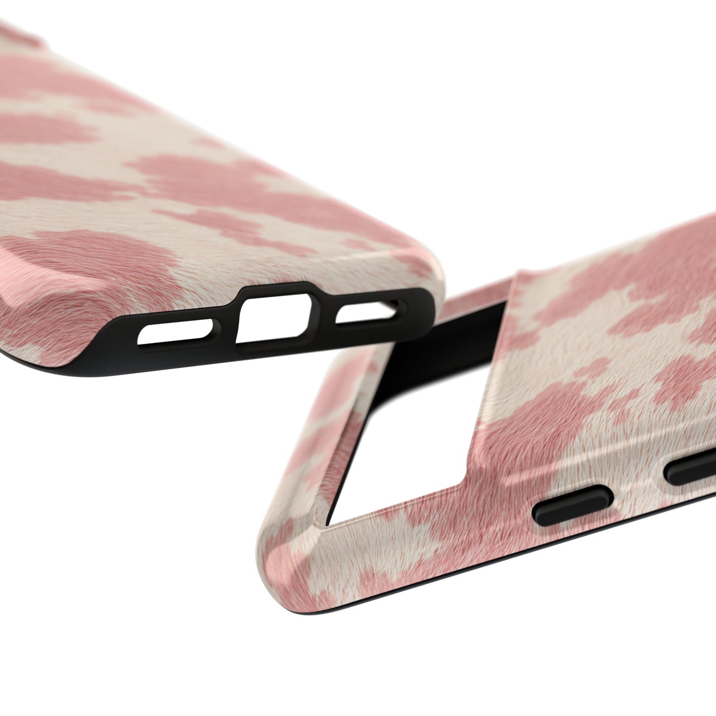 Pretty Blush Cow Print Phone Case