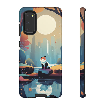 Stylised Panda Design Phone Case - Multicolor Phone Case - Samsung Galaxy S20 / Glossy