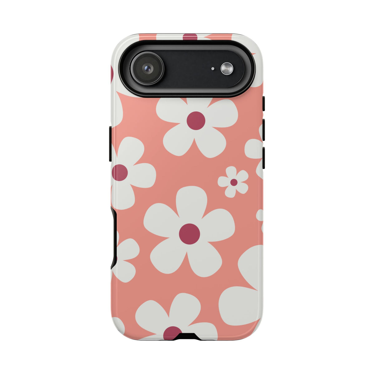Cute Pink Daisy Pattern #2 Phone Case - Pink Phone Case - iPhone 17 Air / Glossy